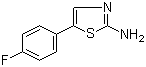 2-氨基-5-(4-氟苯基)噻唑分子结构 (CAS 774-50-5)