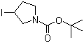 1-Boc-3-iodopyrrolidine molecular structure (CAS 774234-25-2)