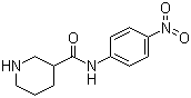 N-(4-硝基苯基)哌啶-3-甲酰胺分子结构 (CAS 774535-95-4)