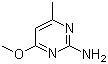 结构式 CAS# 7749-47-5, 2-氨基-4-甲氧基-6-甲基嘧啶