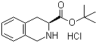 (S)-1,2,3,4-Tetrahydro-3-isoquinolinecarboxylic acid tert-butyl ester hydrochloride molecular structure (CAS 77497-74-6)