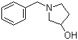 结构式 CAS# 775-15-5, N-苄基-3-吡咯烷醇; 1-苄基-3-羟基吡咯烷