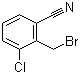 结构式 CAS# 77533-18-7, 3-氯-2-(溴甲基)苯甲腈