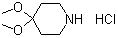 4,4-Dimethoxypiperidine monohydrochloride molecular structure (CAS 77542-16-6)