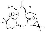 Ingenol-5,20-acetonide molecular structure (CAS 77573-43-4)
