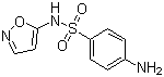 N-(异恶唑-5-基)氨基苯磺酰胺分子结构 (CAS 7758-79-4)