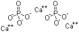 structure of CAS# 7758-87-4, Calcium phosphate;Tricalcium bis(orthophosphate)