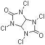 1,3,4,6-Tetrachloroglycoluril molecular structure (CAS 776-19-2)