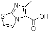 6-Methylimidazo[2,1-b][1,3]thiazole-5-carboxylic acid molecular structure (CAS 77628-51-4)