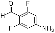 结构式 CAS# 777089-82-4, 4-氨基-2,6-二氟苯甲醛