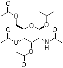 1-Methylethyl 2-(acetylamino)-2-deoxy-beta-D-glucopyranoside-3,4,6-triacetate molecular structure (CAS 7772-85-2)
