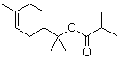 异丁酸 alpha-松油酯分子结构 (CAS 7774-65-4)