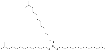 Triisotridecyl phosphite molecular structure (CAS 77745-66-5)