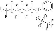 (Perfluoro-n-hexyl)phenyliodonium trifluoromethanesulfonate molecular structure (CAS 77758-84-0)