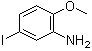 5-Iodo-2-methoxyaniline molecular structure (CAS 77770-09-3)