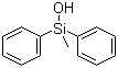 甲基二苯基硅烷醇分子结构 (CAS 778-25-6)
