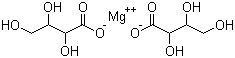 structure of CAS# 778571-57-6, L-Threonic acid magnesium salt;Bis[(2R,3S)-2,3,4-trihydroxybutanoato-alphaO,alphaO']magnesium
