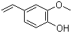 4-乙烯基-2-甲氧基苯酚分子结构 (CAS 7786-61-0)