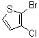 2-Bromo-3-chlorothiophene molecular structure (CAS 77893-68-6)