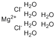 Magnesium chloride hexahydrate molecular structure (CAS 7791-18-6)