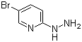 5-溴-2-肼基吡啶分子结构 (CAS 77992-44-0)
