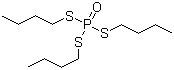 structure of CAS# 78-48-8, 1,2,4-Tributylphosphorotrithioate;S,S,S-Tributylphosphorotrithioate