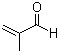结构式 CAS# 78-85-3, 2-甲基丙烯醛; 异丁烯醛