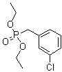 (3-氯苄基)膦酸二乙酯分子结构 (CAS 78055-64-8)