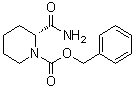 (R)-2-(Aminocarbonyl)-1-piperidinecarboxylic acid phenylmethyl ester molecular structure (CAS 78058-39-6)