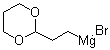 (1,3-Dioxan-2-ylethyl)magnesium bromide molecular structure (CAS 78078-50-9)