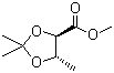 structure of CAS# 78086-72-3, Methyl (4R,5S)-2,2,5-trimethyl-1,3-dioxolane-4-carboxylate;4-Deoxy-2,3-O-isopropylidene-L-threonic acid methyl ester; Methyl 4-deoxy-2,3-O-isopropylidene-L-threonate