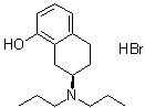(7R)-7-(Dipropylamino)-5,6,7,8-tetrahydro-1-naphthalenol hydrobromide molecular structure (CAS 78095-19-9)
