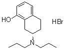 (S)-7-(Dipropylamino)-5,6,7,8-tetrahydro-1-naphthalenol hydrobromide molecular structure (CAS 78095-20-2)
