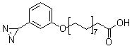 16-[3-(3H-双吖丙啶-3-基)苯氧基]棕榈酸分子结构 (CAS 78112-02-4)