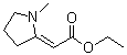 2-(1-Methyl-2-pyrrolidinylidene)acetic acid ethyl ester molecular structure (CAS 78167-64-3)