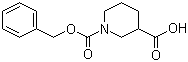 1-[(Benzyloxy)carbonyl]-3-piperidinecarboxylic acid molecular structure (CAS 78190-11-1)