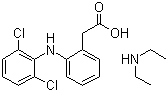 双氯芬酸二乙胺分子结构 (CAS 78213-16-8)