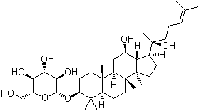 人参皂甙 Rh2分子结构 (CAS 78214-33-2)