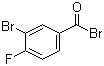 结构式 CAS# 78239-66-4, 3-溴-4-氟苯甲酰溴
