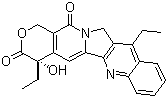 structure of CAS# 78287-27-1, 7-Ethylcamptothecin;(S)-4,11-Diethyl-4-hydroxy-1H-pyrano(3',4':6,7)indolizino(1,2-b)quinoline-3,14(4H,12H)-dione