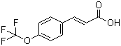 3-[4-(Trifluoromethoxy)phenyl]acrylic acid molecular structure (CAS 783-13-1)