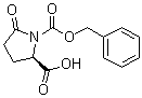 结构式 CAS# 78339-57-8, (R)-1-(苄氧羰基)-5-氧代吡咯烷-2-羧酸
