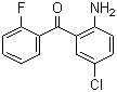 2-Amino-5-chloro-2'-fluorobenzophenone molecular structure (CAS 784-38-3)