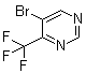 5-Bromo-4-(trifluoromethyl)pyrimidine molecular structure (CAS 785777-88-0)