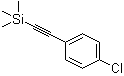 ((4-Chlorophenyl)ethynyl)trimethylsilane molecular structure (CAS 78704-49-1)