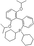 2-二环己基膦-2',6'-二异丙氧基-1,1'-联苯分子结构 (CAS 787618-22-8)