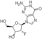 2'-Deoxy-2'-fluoroguanosine molecular structure (CAS 78842-13-4)