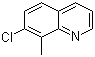 7-氯-8-甲基喹啉分子结构 (CAS 78941-93-2)