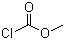 structure of CAS# 79-22-1, Methyl chloroformate;Methyl chlorocarbonate; Carbonochloridic acid methyl ester