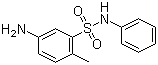 5-氨基-2-甲基-N-苯基苯磺酰胺分子结构 (CAS 79-72-1)